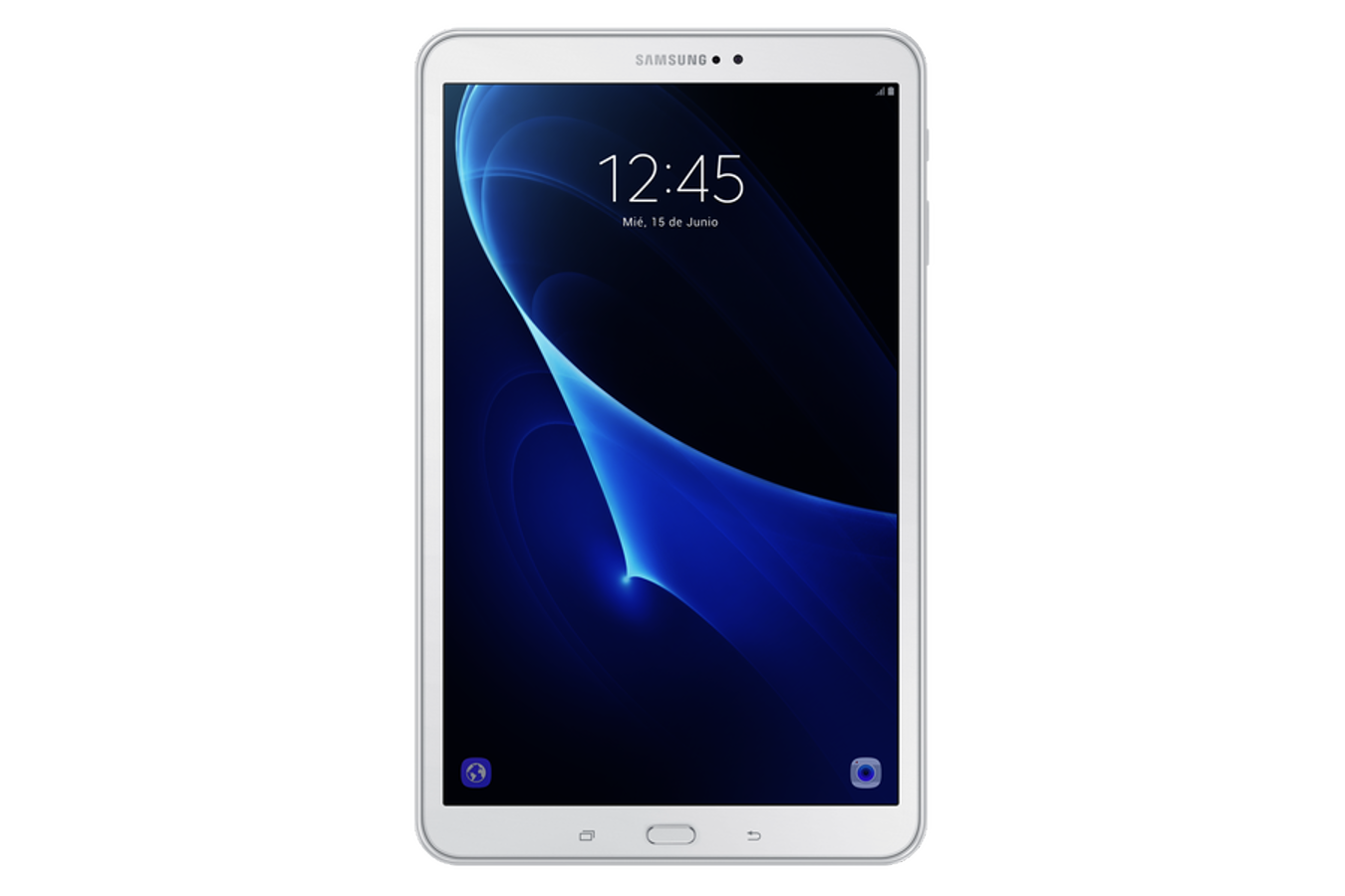 Galaxy TAB A. Con un tamaño de 10,1 pulgadas de pantalla y resolución 1.920 x 1.200 píxeles, la nueva tableta de Samsung incluye un potente procesador, mejoras en la cámara (13 megapíxeles y F1.9) y la pantalla y batería de larga duración para ver hasta 12 horas de vídeo (7.300 mAh). Precio: 279 euros.