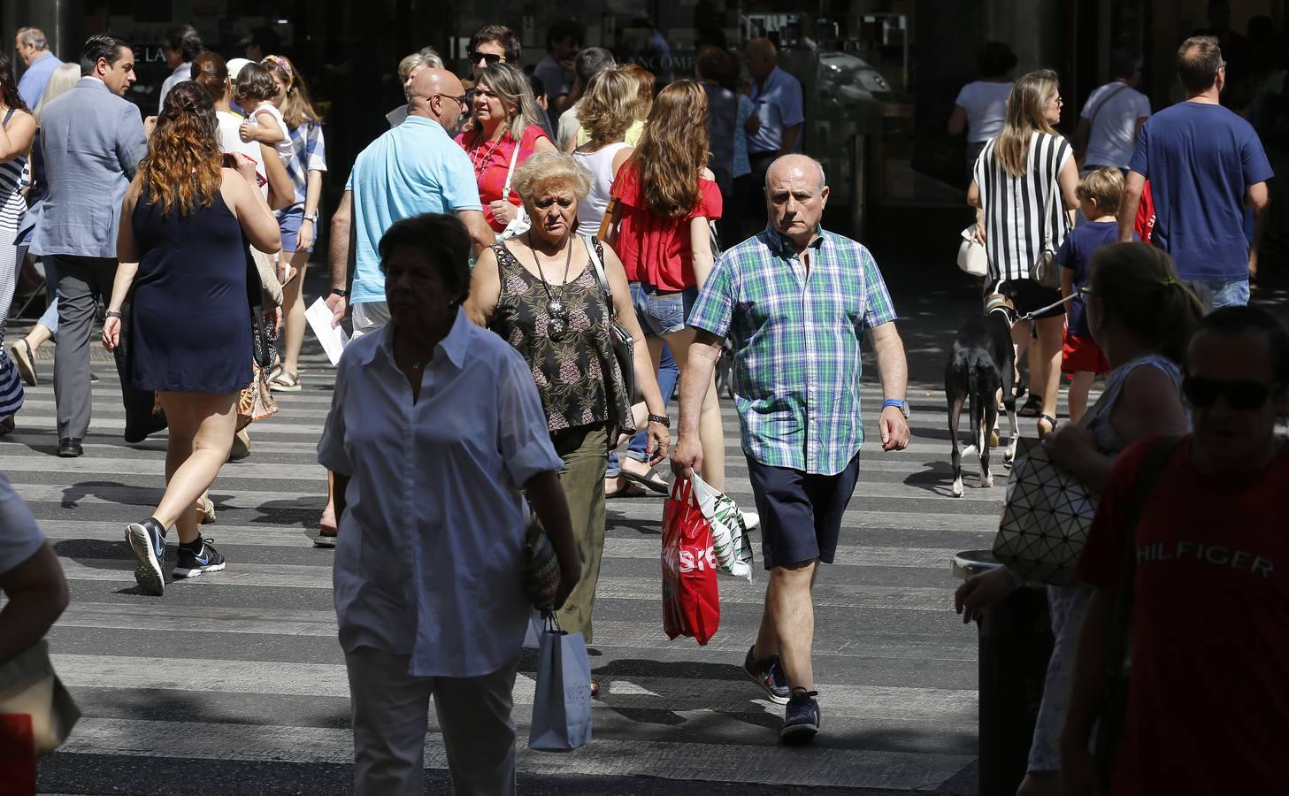 La primera jornada de rebajas, en imágenes