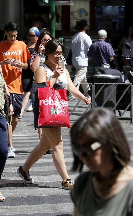 La primera jornada de rebajas, en imágenes