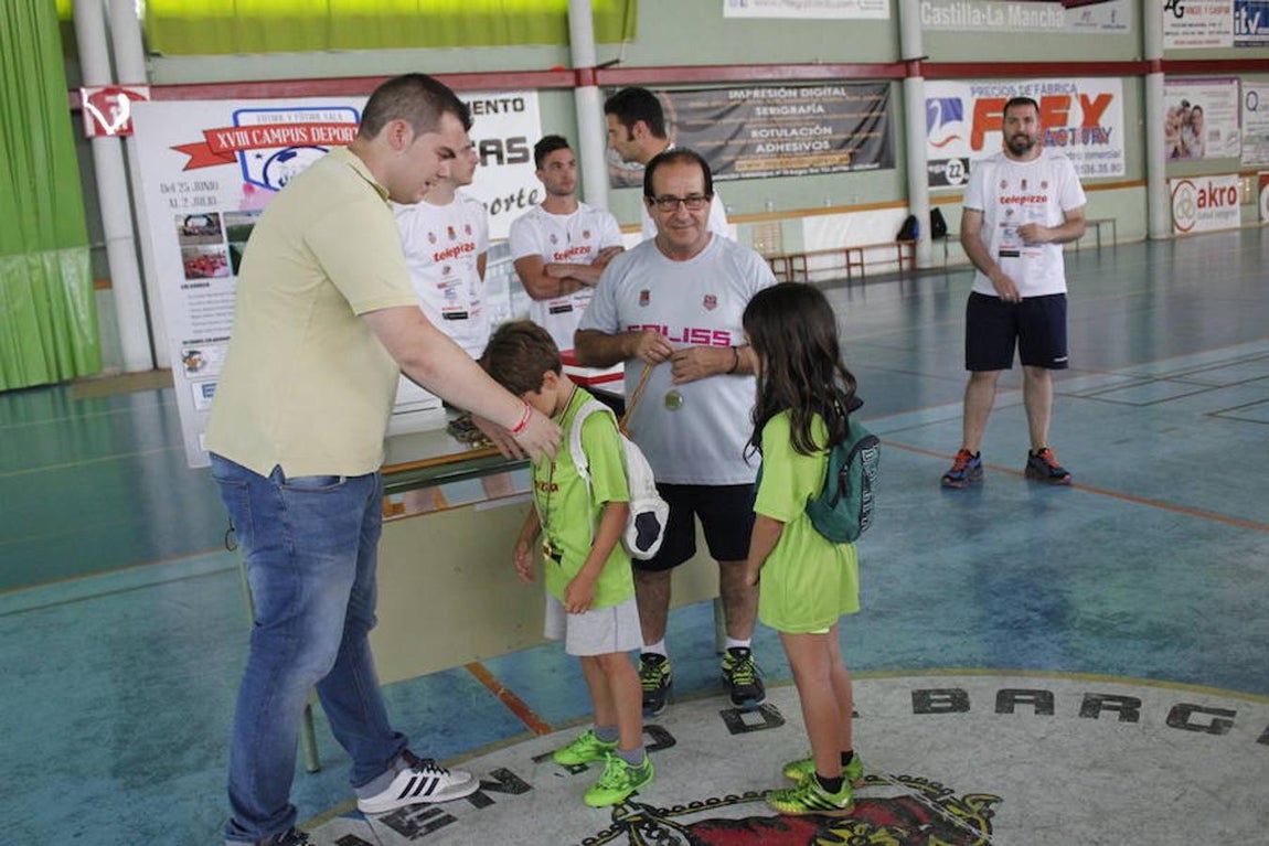 Jornada de clausura del Campus de Fútbol Sala de Bargas