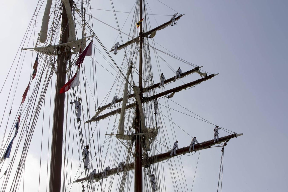 El buque Elcano regresa a Cádiz