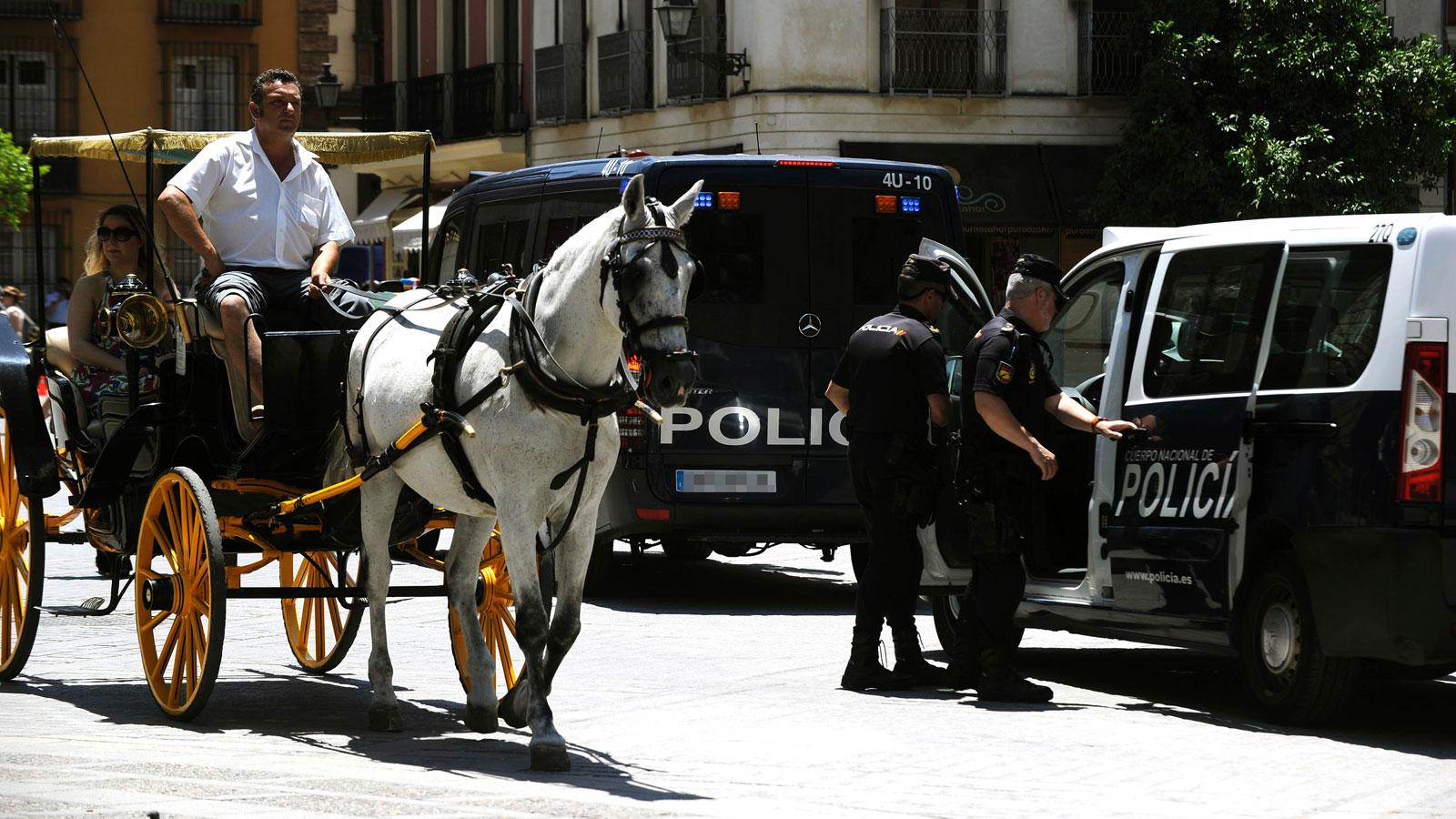 La Policía toma Sevilla ante la llegada de Barack Obama