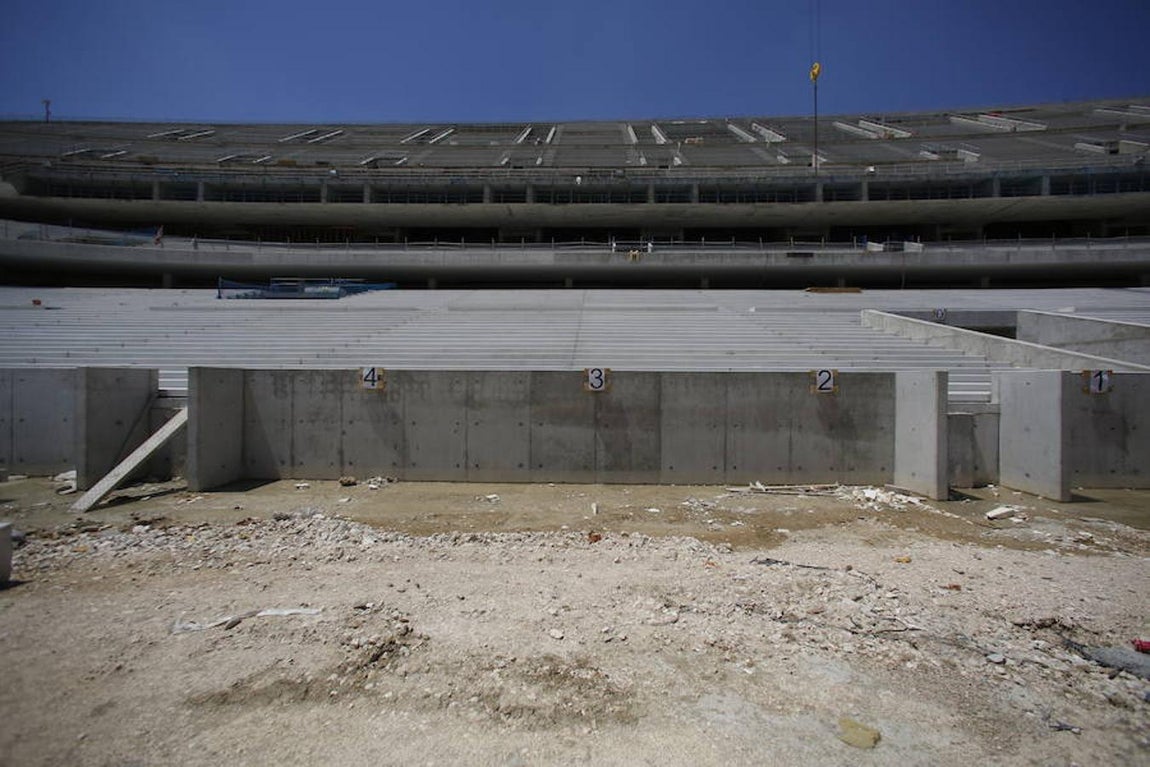 18.. Una de las zonas técnicas donde se instalará el banquillo