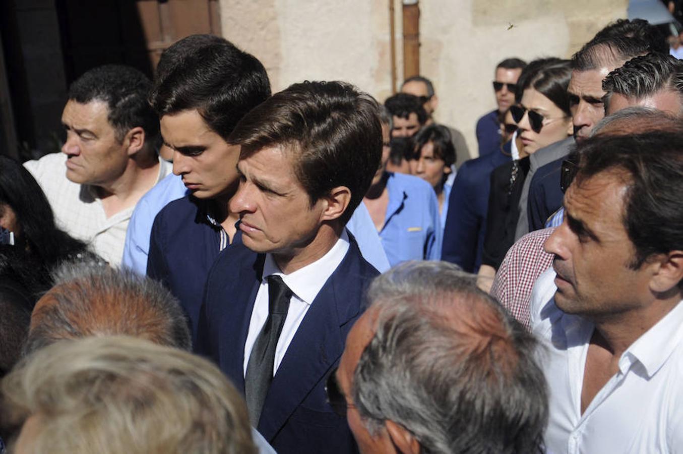 El diestro Julián López «El Juli», durante el funeral por el matador de toros Víctor Barrio, que murió el pasado sábado en la plaza de toros de Teruel mientras participaba en el segundo festejo de las Fiestas del Ángel. 