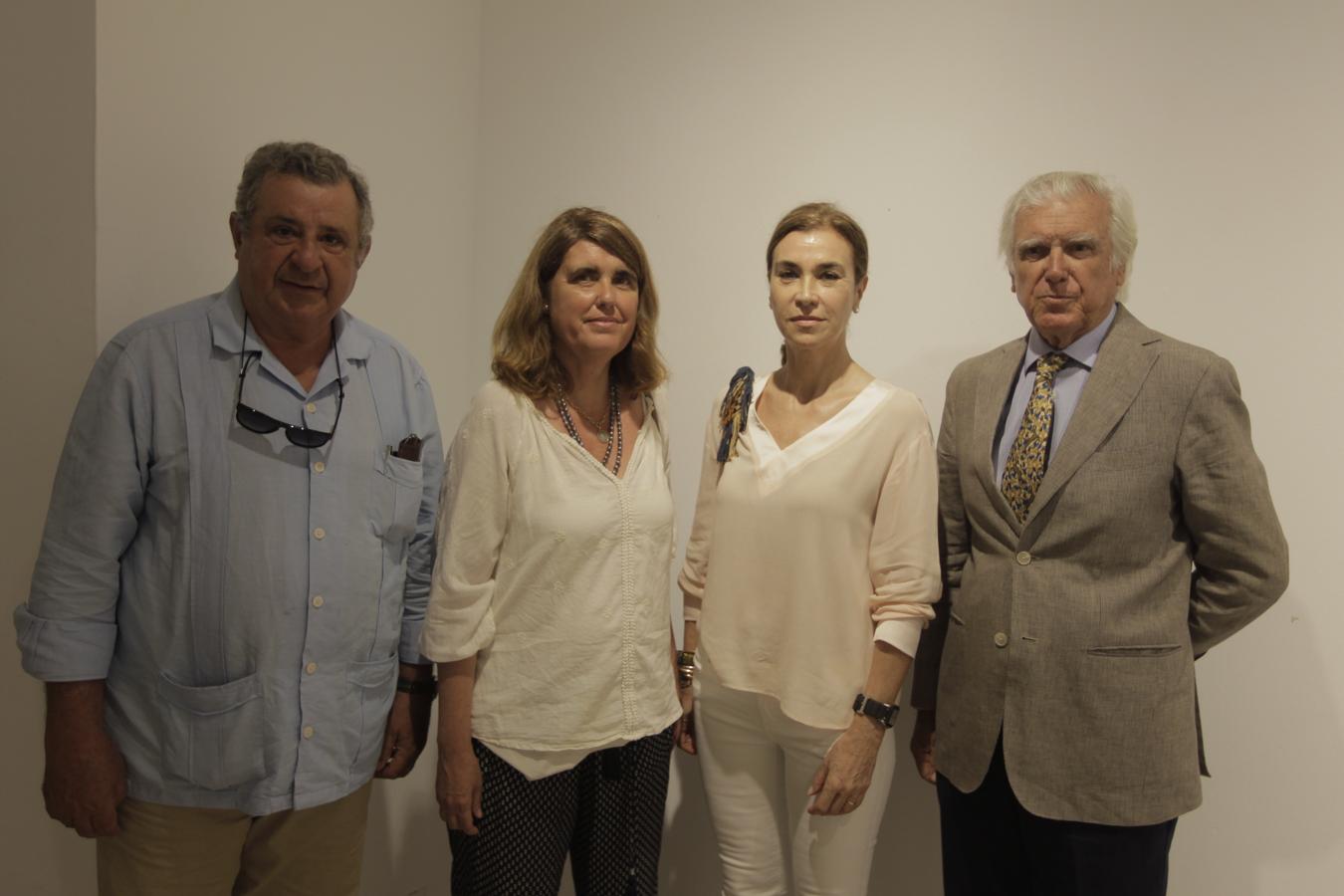 Pedro Guerrero, María Pemán, Carmen Posadas, y Juan Pemán Medina