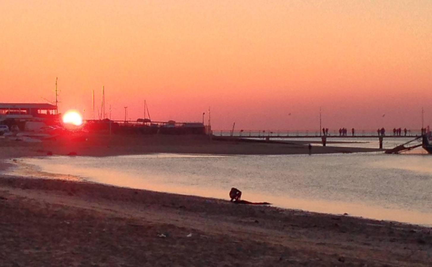 Atardecer en Sanlúcar de Barrameda (Cádiz)