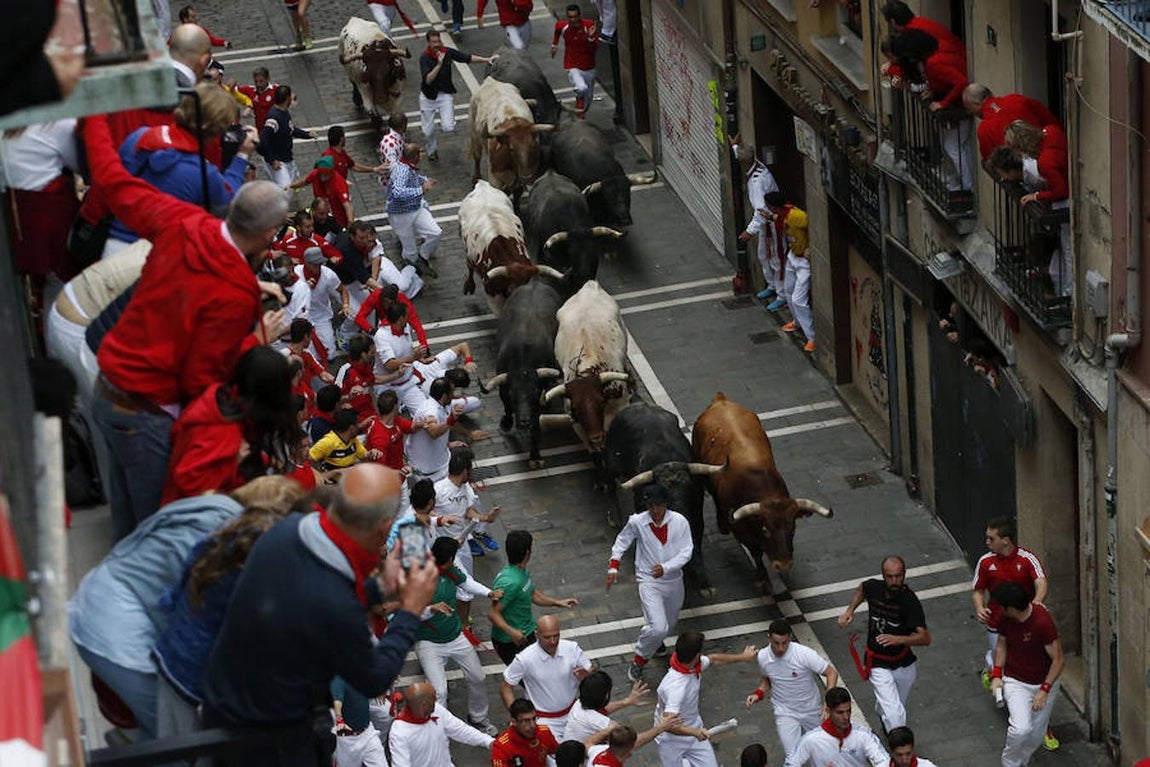 Hasta el momento son 9 los mozos trasladados hasta el Complejo Hospitalario de Navarra.. 