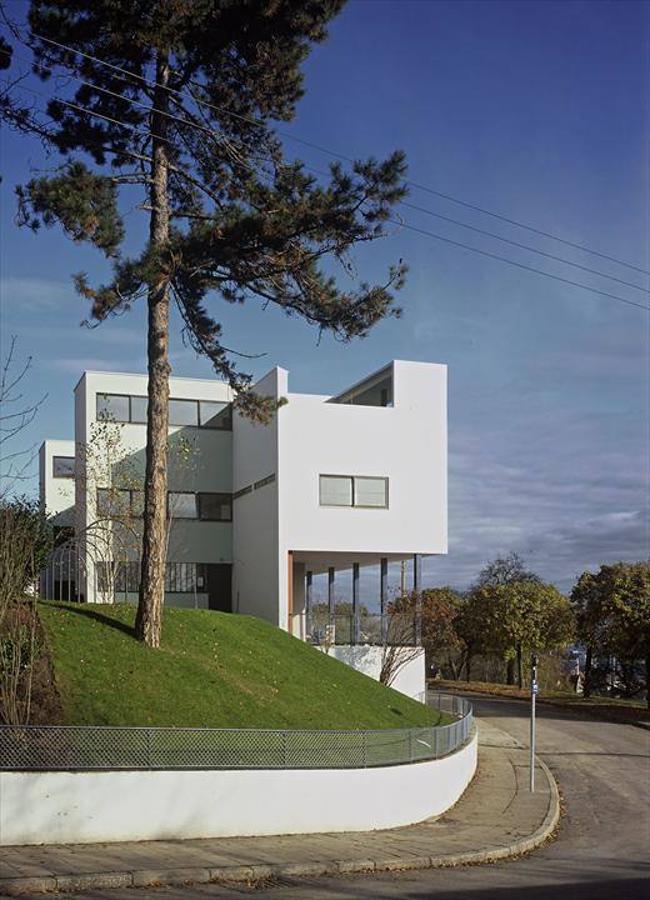 Casas de la Weissenhof-Siedlung, Stuttgart, Alemania, 1927. 