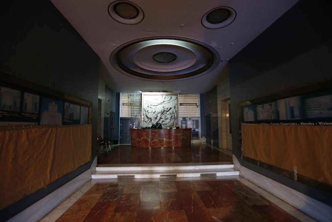 Así está actulmente el interior de esta emblemática construcción madrileña. 