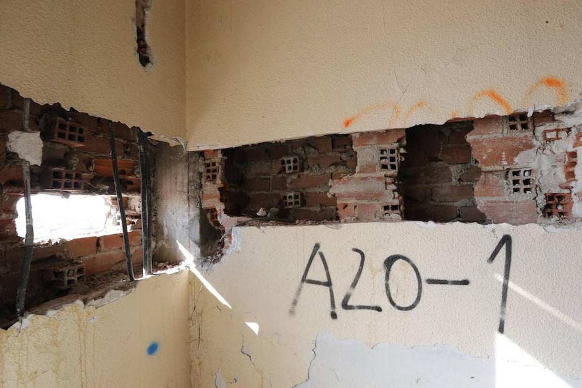 Así está actulmente el interior de esta emblemática construcción madrileña. 