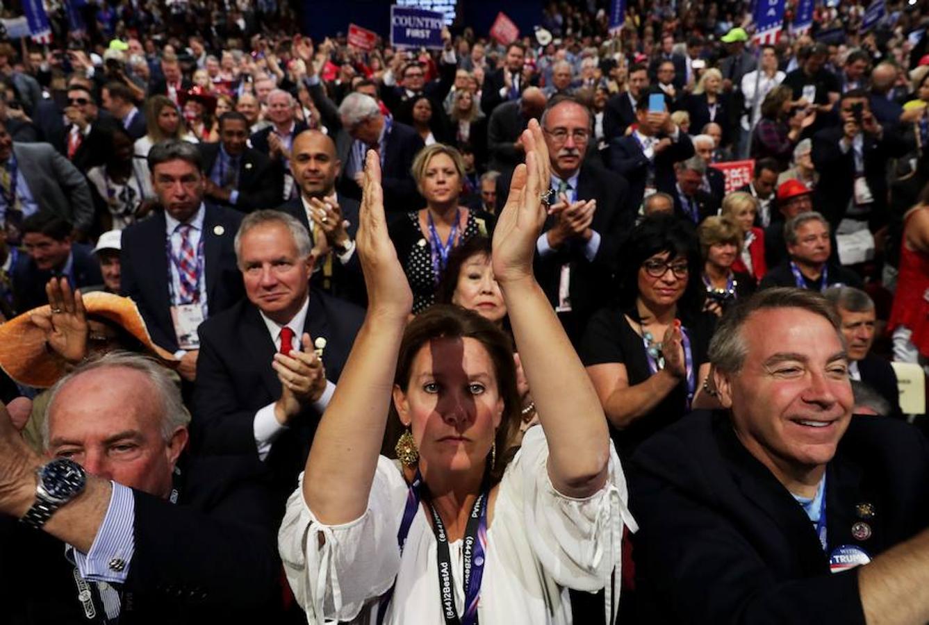 Las imágenes de la tercera jornada de la Convención del Partido Republicano. Al evento han asistido 2.472 delegados de la formación