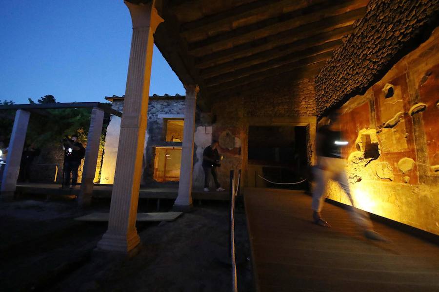 El recorrido es original y pasa por las principales casas romanas. 