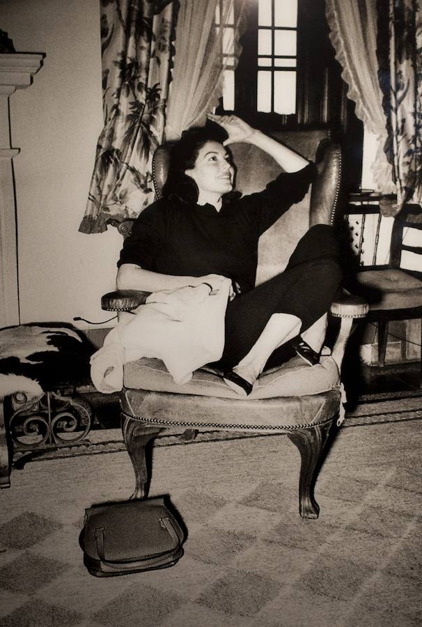 Ava Gardner en un retrato tan informal como mítico. 