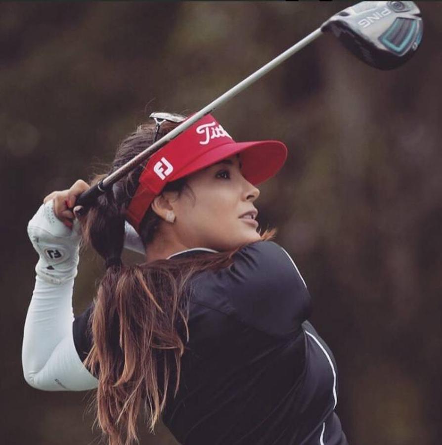 María José Uribe (26 años). Golfista colombiana. 