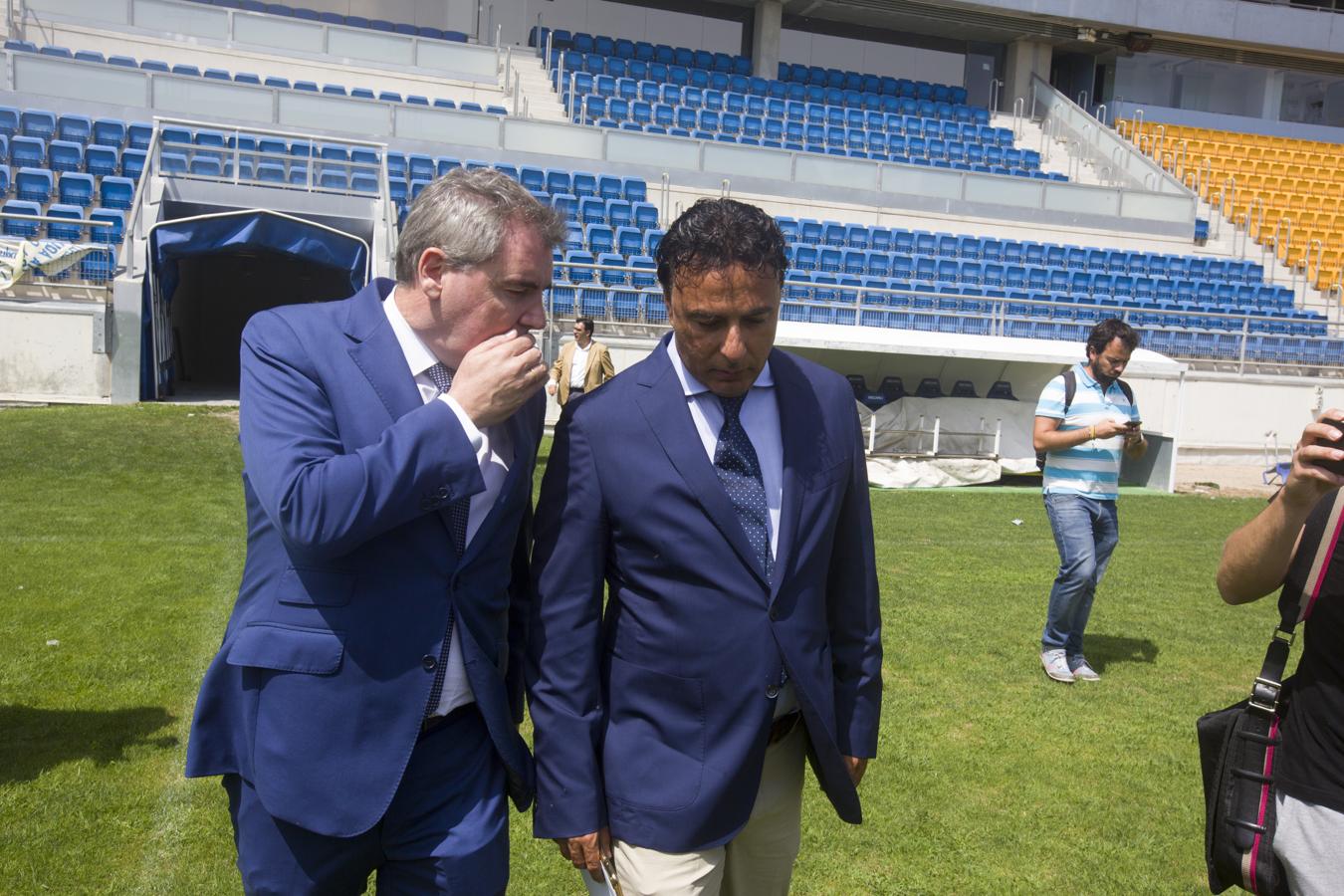 FOTOS: Quique Pina y Manolo Vizcaíno, juntos en Carranza