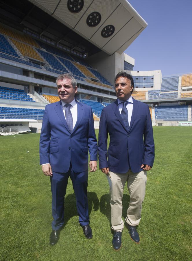 FOTOS: Quique Pina y Manolo Vizcaíno, juntos en Carranza