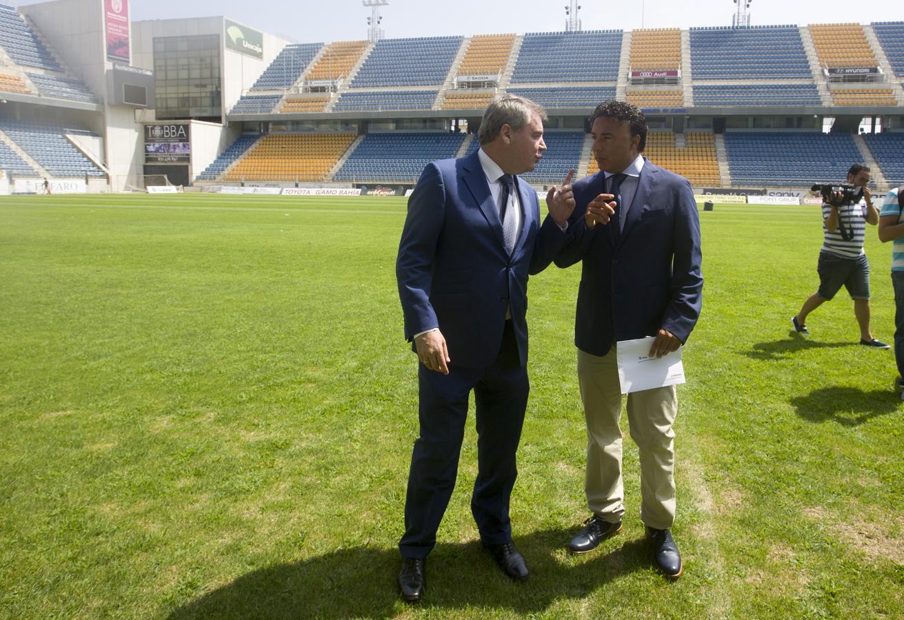 FOTOS: Quique Pina y Manolo Vizcaíno, juntos en Carranza