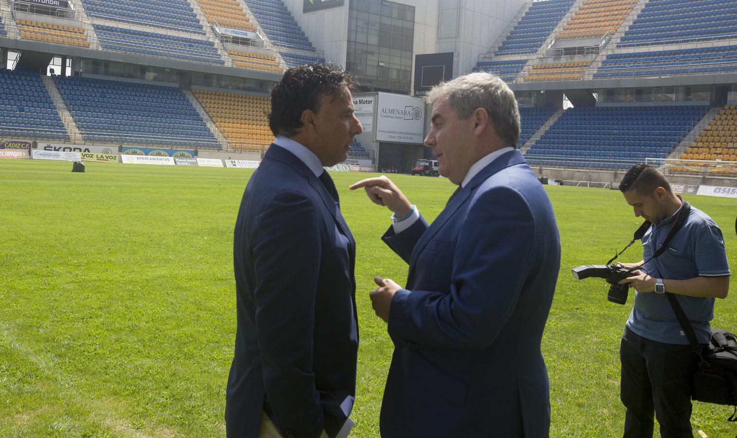 FOTOS: Quique Pina y Manolo Vizcaíno, juntos en Carranza