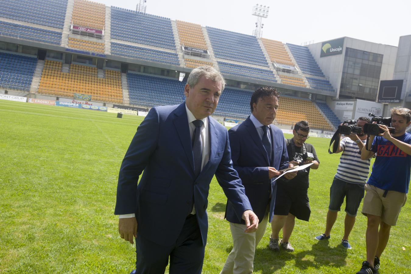 FOTOS: Quique Pina y Manolo Vizcaíno, juntos en Carranza