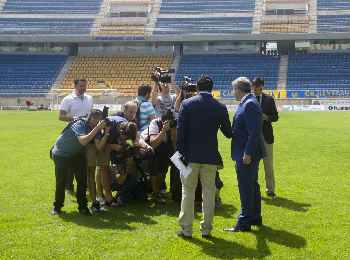 FOTOS: Quique Pina y Manolo Vizcaíno, juntos en Carranza