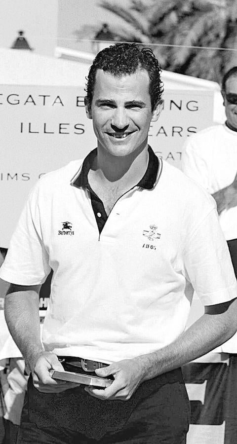 En 1997, durante la III Regata Breitling. 