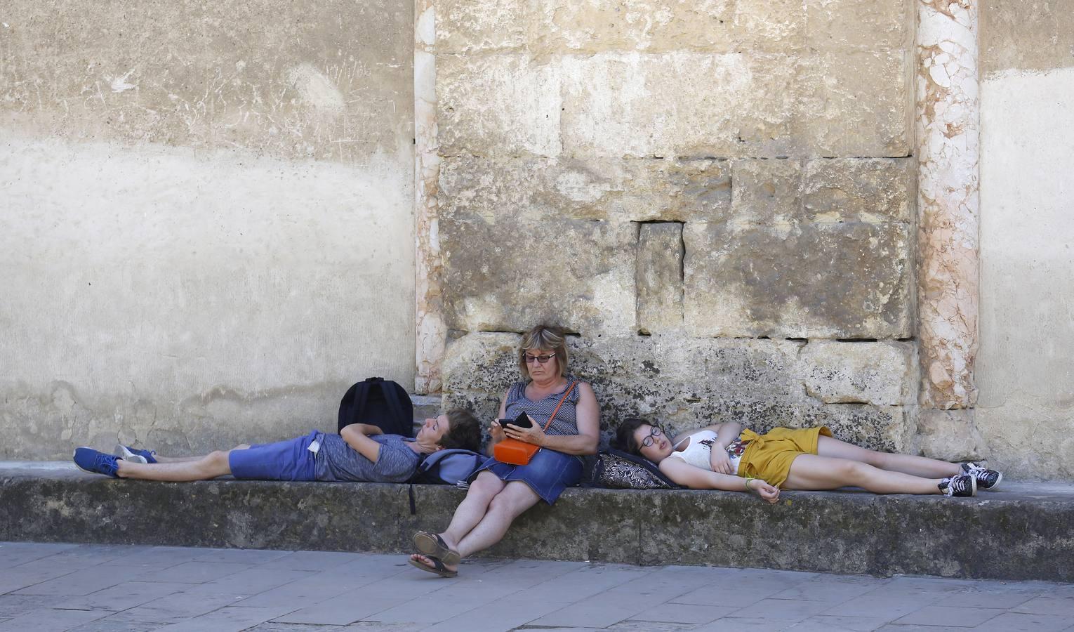 Un calor que «aplatana» al turismo