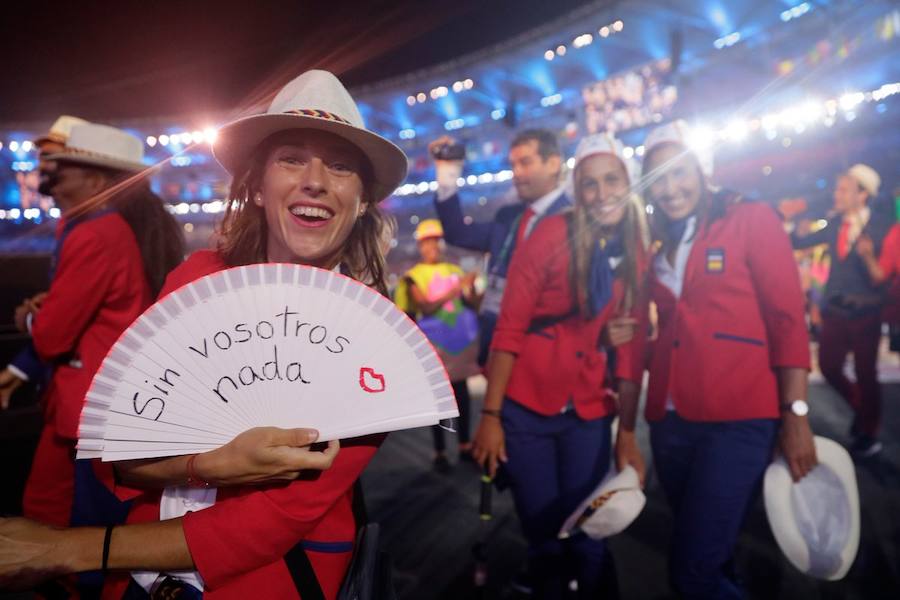 El desfile de la delegación española visto desde dentro