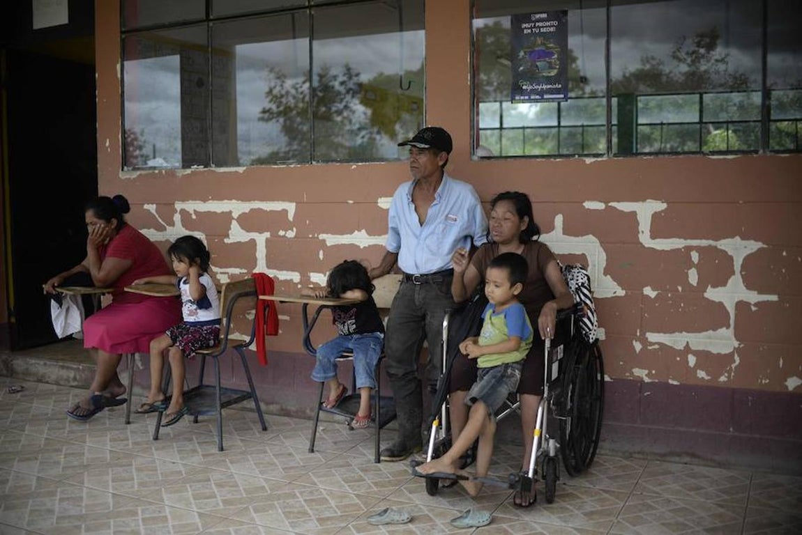 Guatemala fue de los primeros países en padecer los efectos del huracán. AFP