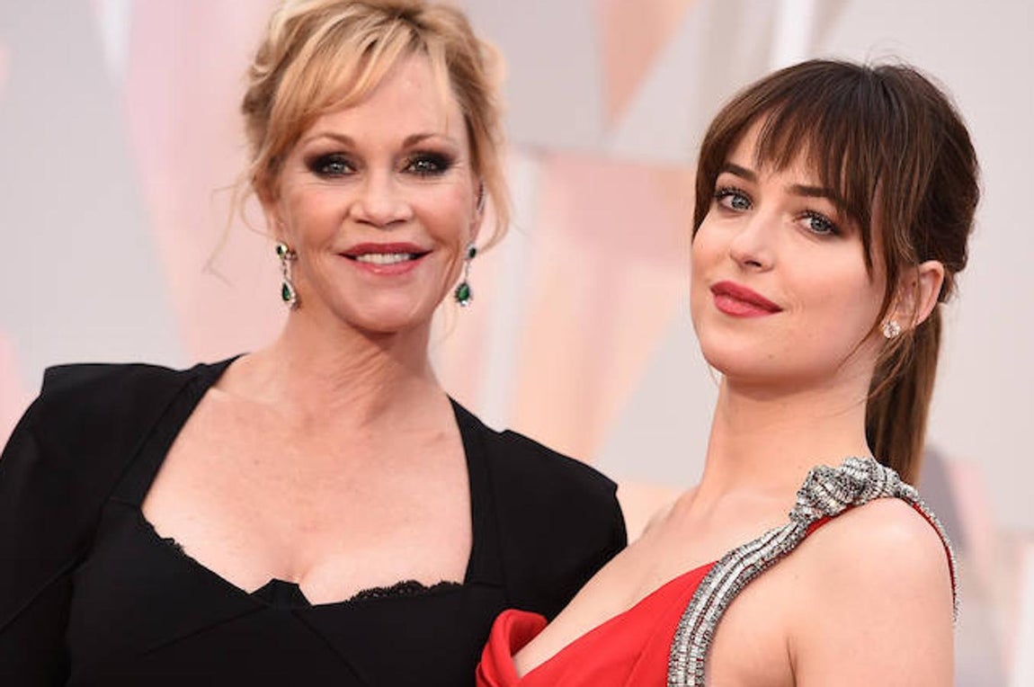 Dakota Johnson, la primera niña de la familia. Dakota fue fruto de su segundo matrimonio con Don Johnson, quienes retomaron su relación en 1989, mismo año en el que nació su hija.
