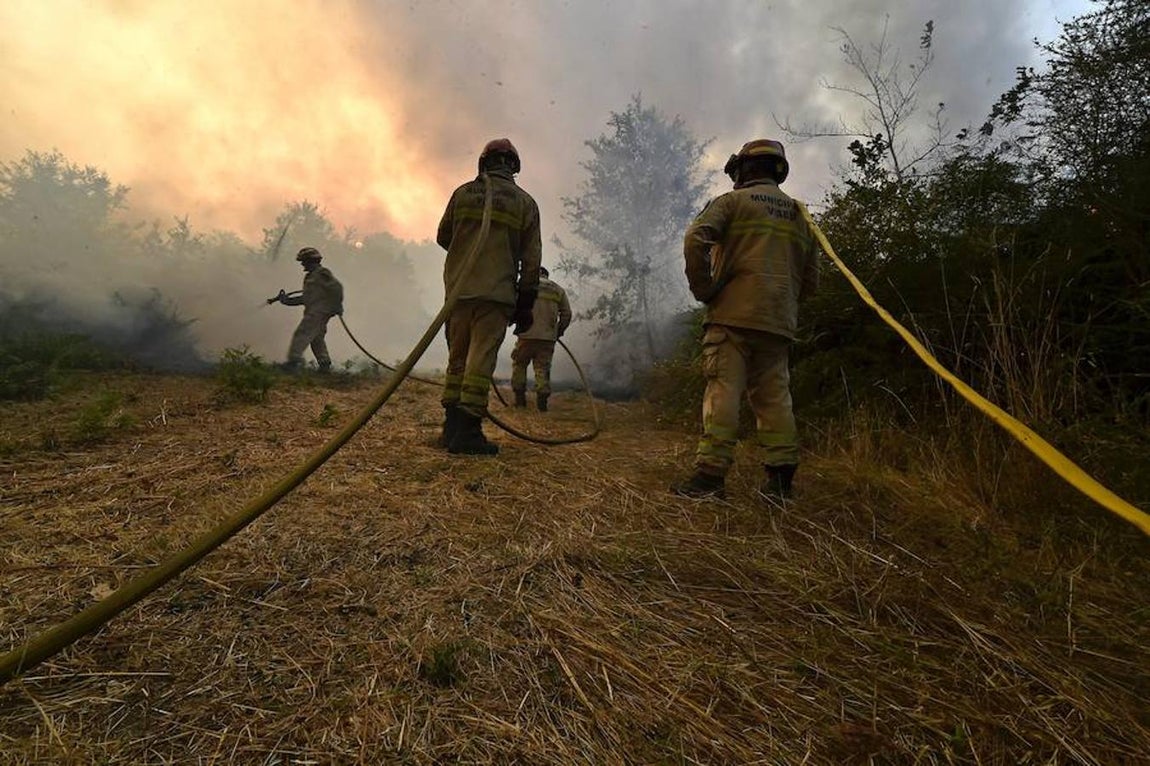 Los incendios forestales que asolan Portugal