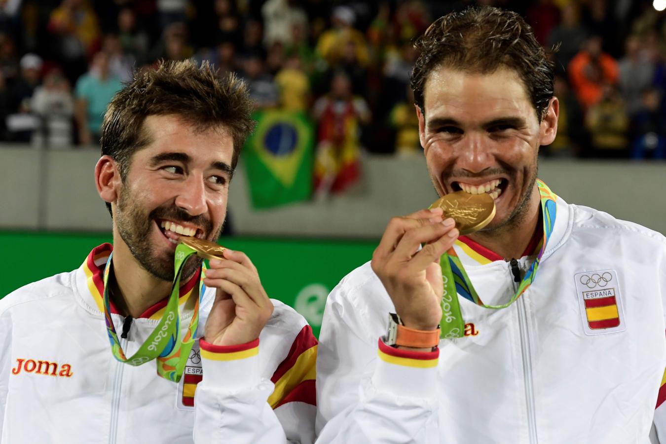 Tenis. Rafa Nadal y Mar López han devuelto a España al podio tras conseguir el oro en la modalidad de dobles masculino. Un hito que acaba con la ausencia de metal en Londres 2012