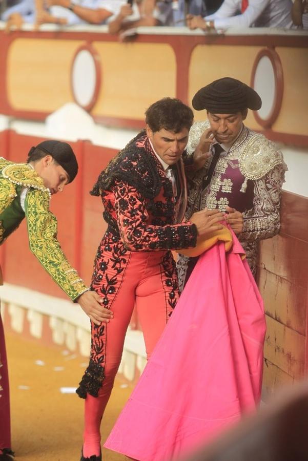 Curro Díaz, El Cid y David Galván en la plaza de toros de El Puerto