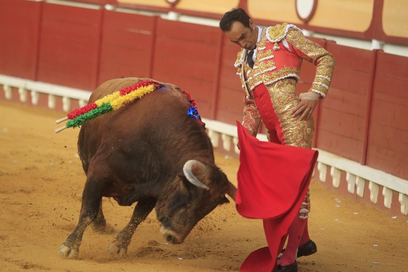 Curro Díaz, El Cid y David Galván en la plaza de toros de El Puerto