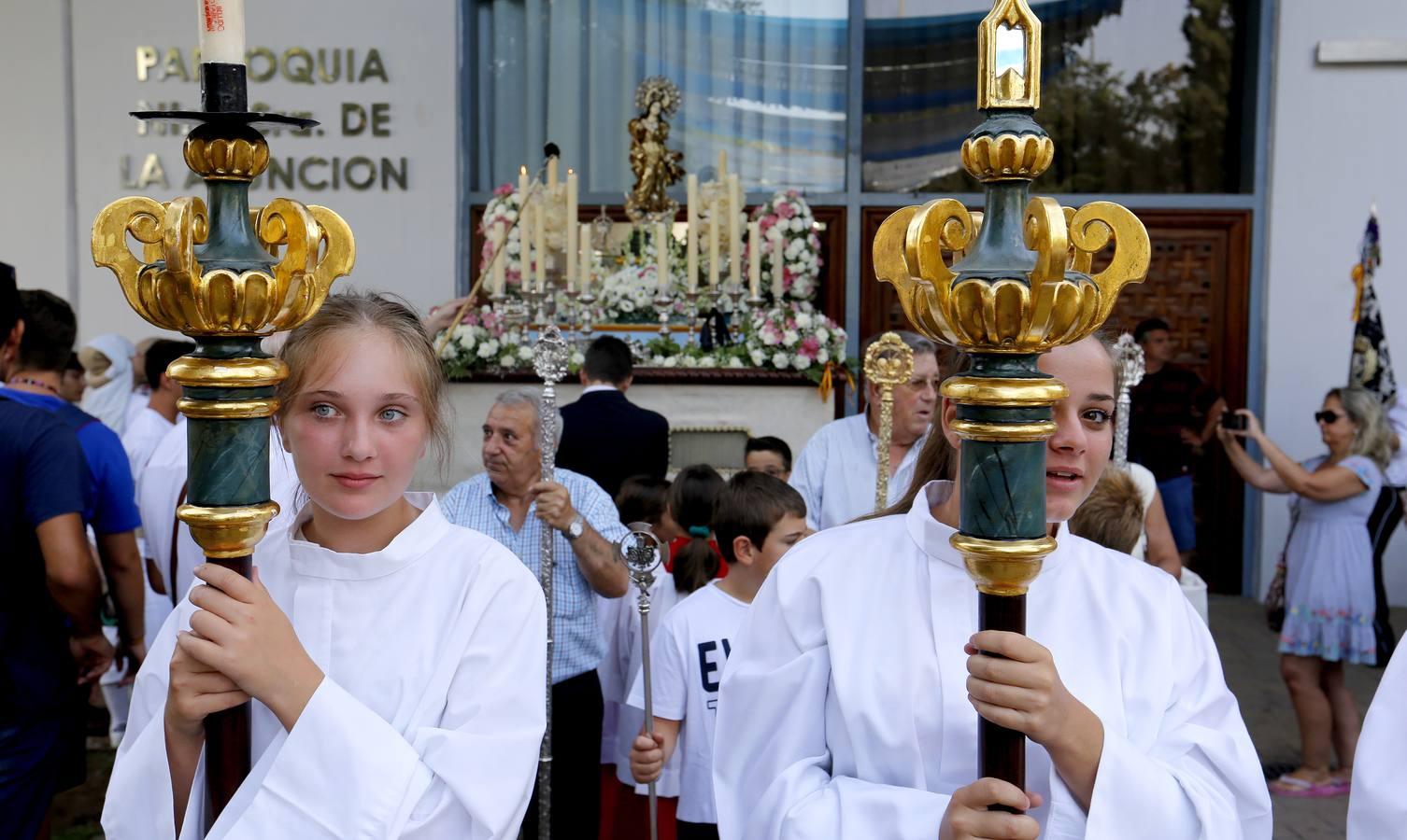 La procesión de Nuestra Señora de la Asunción, en imágenes