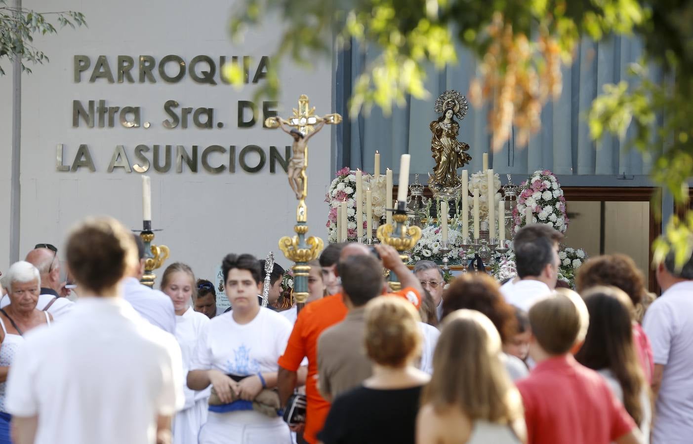 La procesión de Nuestra Señora de la Asunción, en imágenes