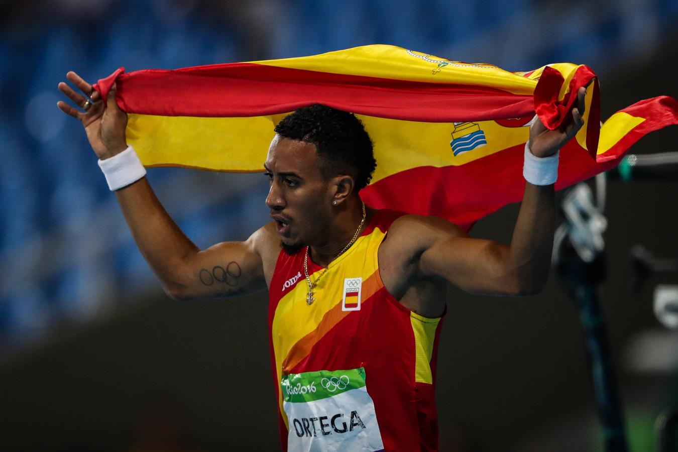 Así celebró Orlando Ortega su medalla de plata