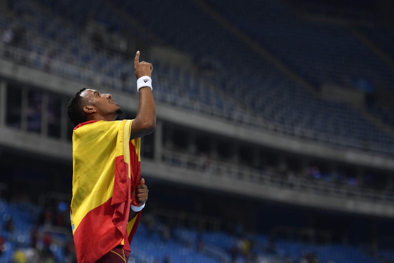 Así celebró Orlando Ortega su medalla de plata