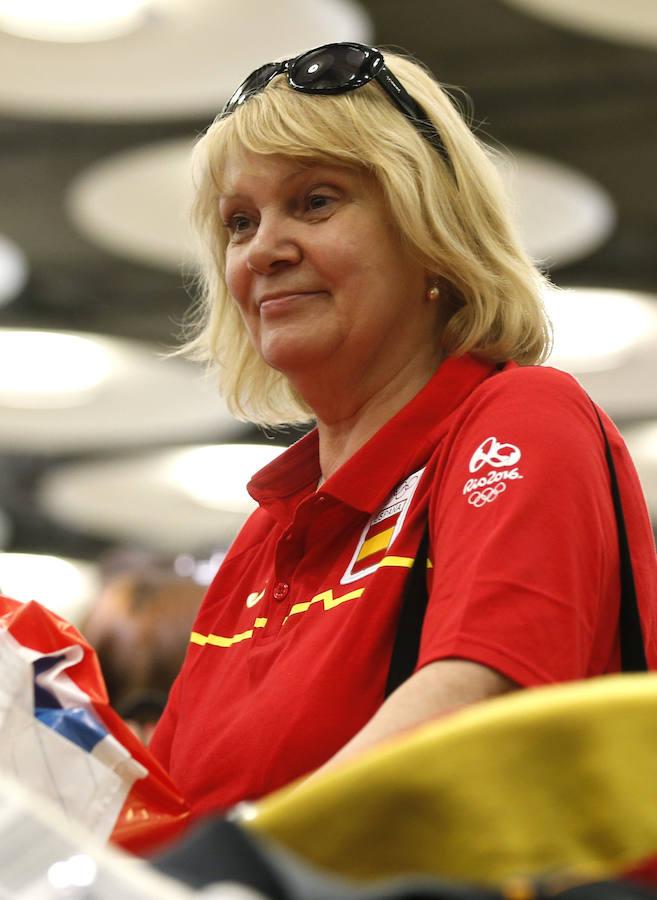 La entrenadora de la selección española de gimnasia rítmica Anna Baranova, medalla de plata en Río. 
