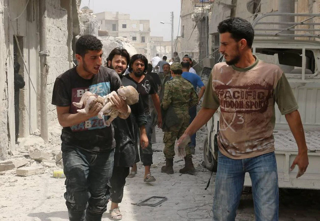 Ajustable Convertir Abundancia Las imágenes más duras y sobrecogedoras de la guerra siria