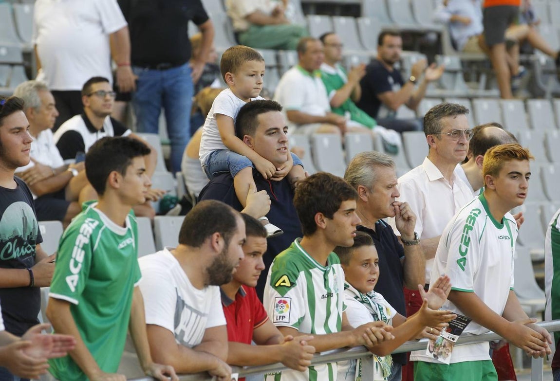 Así vivió la grada del Arcángel el «empate loco»