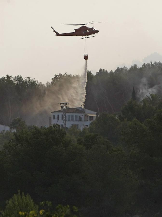 Todavía no hay cuantificación de las hectáreas quemadas de un fuego que sigue fuera de control. 