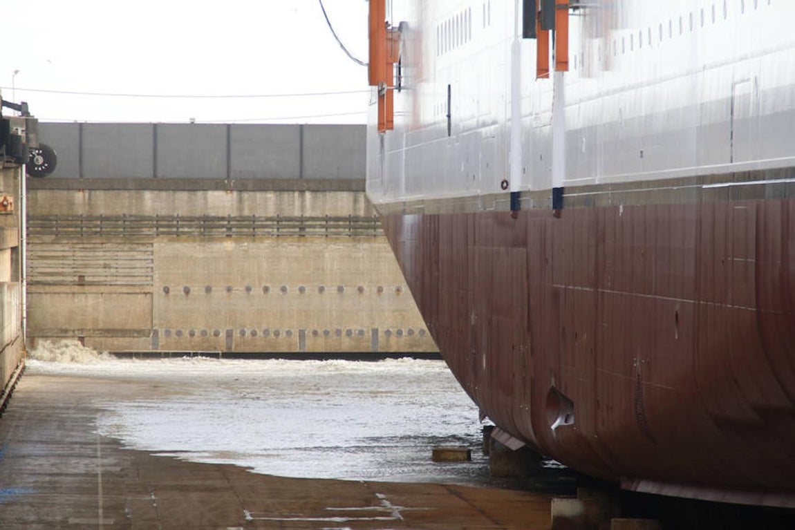 Fotogalería: Así se construye un megabarco de 1.000 millones de euros