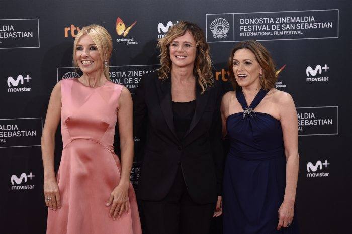 Las tres presentadoras de la gala. 