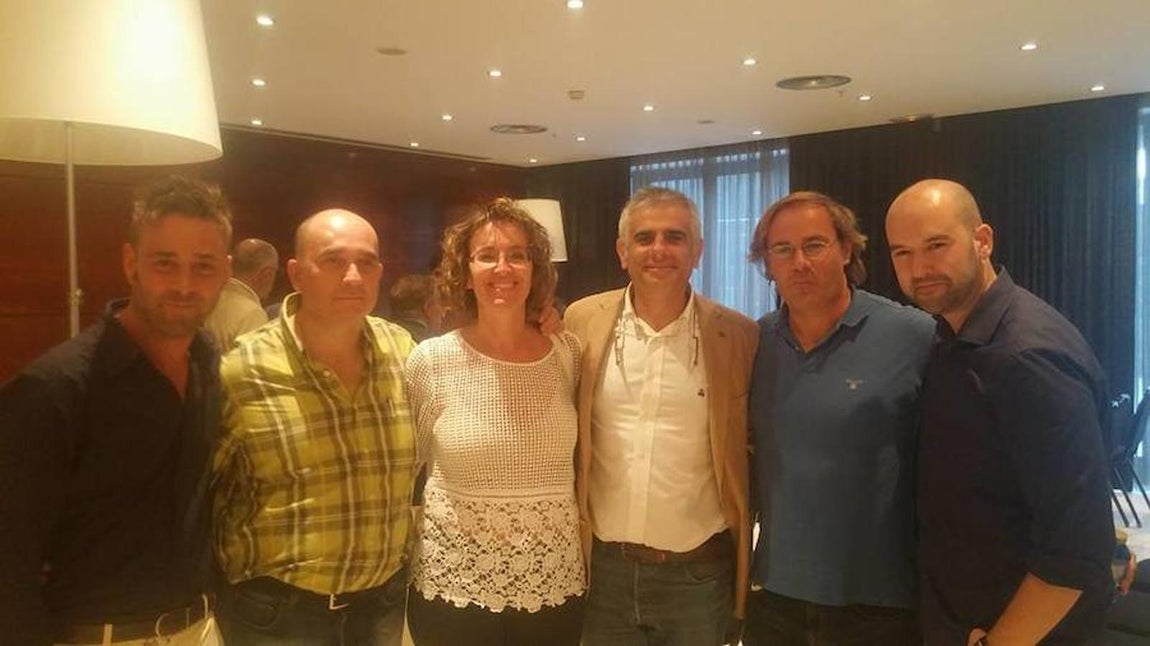 Landeira comparte fotografía con Carlos Carrizosa, coordinador de los comités autonómicos de Ciudadanos. 