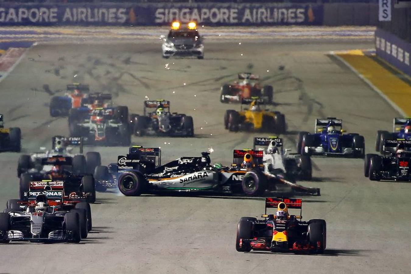 Las mejores imágenes del GP de Singapur