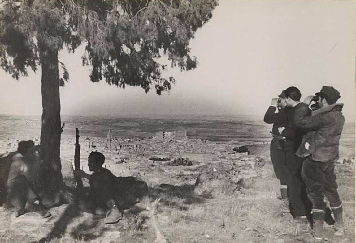 Posición republicana sobre Toledo desde los Cigarrales publicada por la prensa en febrero de 1937. 