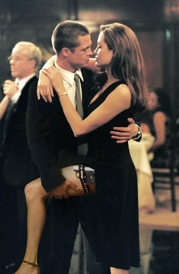 Se conocieron en el 2004, durante el rodaje de Sr&amp;Sra Smith, cuando el actor estaba aún casado con Jennifer Aniston. 