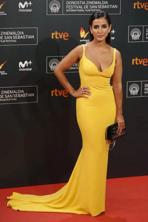 La actriz Inma Cuesta en la alfombra roja de la gala 