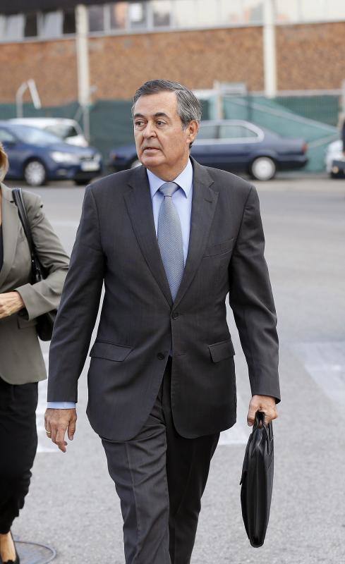 El ex miembro del Consejo Económico y Social y exconsejero de Caja Madrid Juan Emilio Iranzo Martín a su llegada a sede de la Audiencia Nacional 