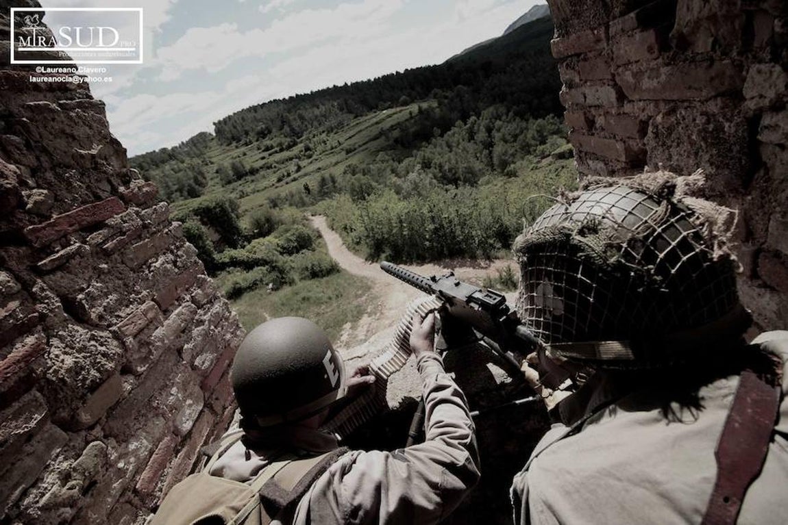 En esta imagen, por ejemplo, se recrea una escena de "Salvar al soldado Ryan". 